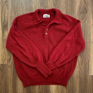 Red Wool Sweater